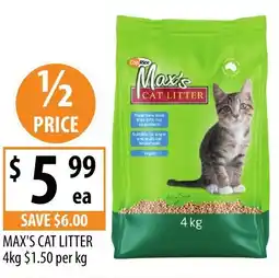 Max's cat litter