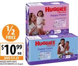 Supabarn Huggies nappy pants offer