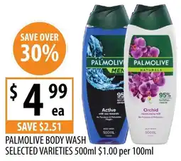 Supabarn Palmolive body wash offer