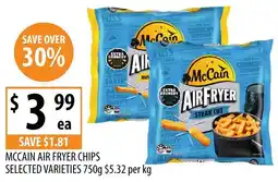 Supabarn Mccain air fryer chips offer