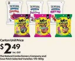 The natural confectionery company and sour patch