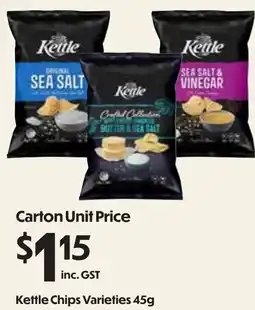 Campbells Wholesale Kettle chips offer