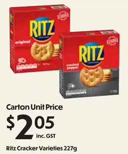 Ritz cracker