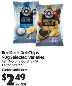 Red rock deli chips