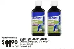 Duro-tuss cough liquid