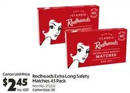 Redheads extra long safety