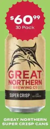 Thirsty Camel Great northern super crisp cans offer