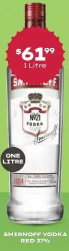 Thirsty Camel Smirnoff vodka red offer