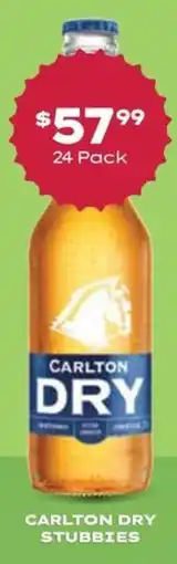 Thirsty Camel Carlton dry stubbies offer