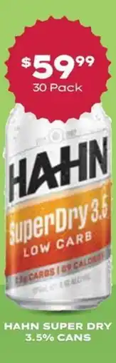 Thirsty Camel Hahn super dry offer