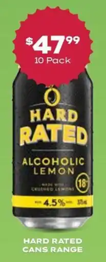 Thirsty Camel Hard rated cans range offer
