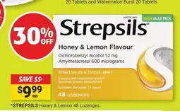 Cincotta Chemist Strepsils honey & lemon offer