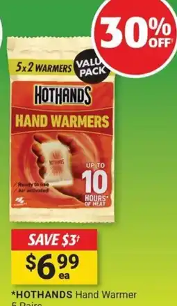 Cincotta Chemist Hothands hand warmers offer