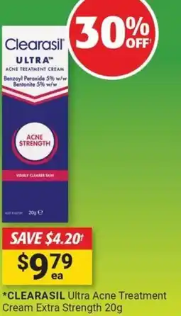 Cincotta Chemist Clearasil ultra acne treatment cream offer