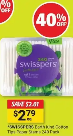 Cincotta Chemist Swisspers earth kind cotton tips paper offer