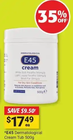 Cincotta Chemist Dermatological cream tub offer