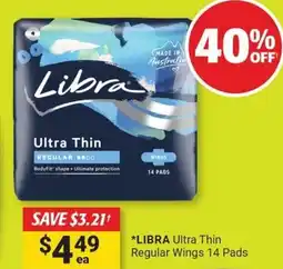Cincotta Chemist Libra ultra thin regular wings offer