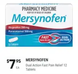 Healthy Life Mersynofen dual action fast pain relief offer