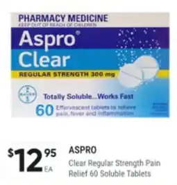 Healthy Life Aspro clear regular strength offer