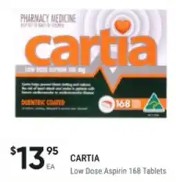 Cartia low dose aspirin
