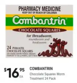 Healthy Life Combantrin chocolate squares offer