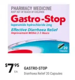 Gastro-stop diarrhoea relief