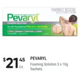 Healthy Life Pevaryl Foaming Solution 3 x 10g Sachets offer