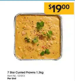 C-Store Distribution 7 star curried prawns offer