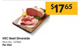 C-Store Distribution KRC Beef Silverside offer