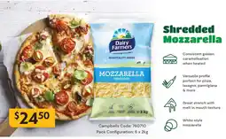 C-Store Distribution Mozzarella offer