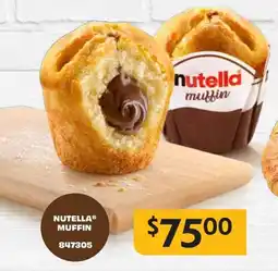 C-Store Distribution Nutella muffin offer