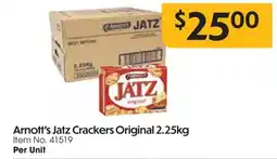 C-Store Distribution Arnott's jatz crackers original offer