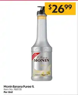 C-Store Distribution Monin banana puree offer