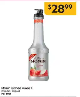 C-Store Distribution Monin lychee puree offer