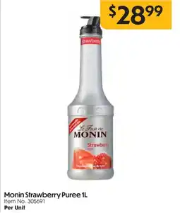 C-Store Distribution Monin strawberry puree offer