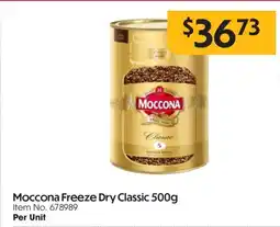 C-Store Distribution Moccona freeze dry classic offer