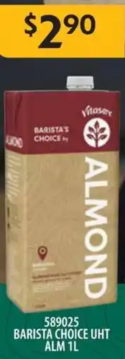C-Store Distribution Barista choice uht alm offer