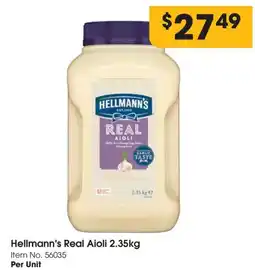 C-Store Distribution Hellmann's real aioli offer
