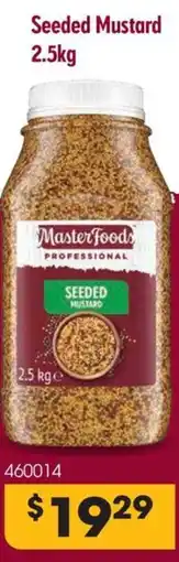 C-Store Distribution Seeded mustard offer
