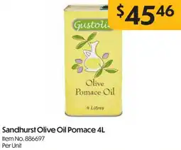C-Store Distribution Sandhurst olive oil pomace offer