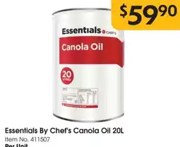 C-Store Distribution Essentials by chef's canola oil offer