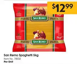 C-Store Distribution San remo spaghetti offer