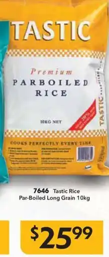 C-Store Distribution Tastic rice par-boiled long grain offer