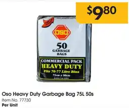 C-Store Distribution Oso heavy duty garbage bag offer