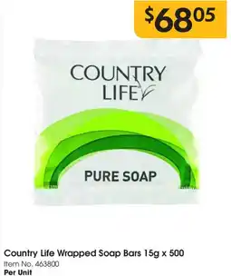 C-Store Distribution Country life wrapped soap bars offer