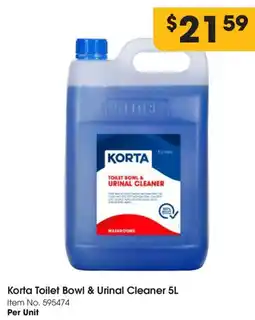 C-Store Distribution Korta toilet bowl & urinal cleaner offer