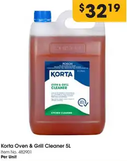 C-Store Distribution Korta oven & grill cleaner offer