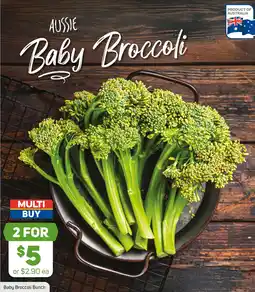 Foodland Baby broccoli bunch offer