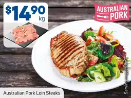 Foodland Australian pork loin steaks offer