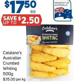 Foodland Catalano's australian crumbed offer